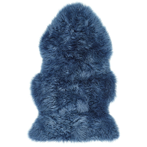 Genuine Sheepskin Rug Navy