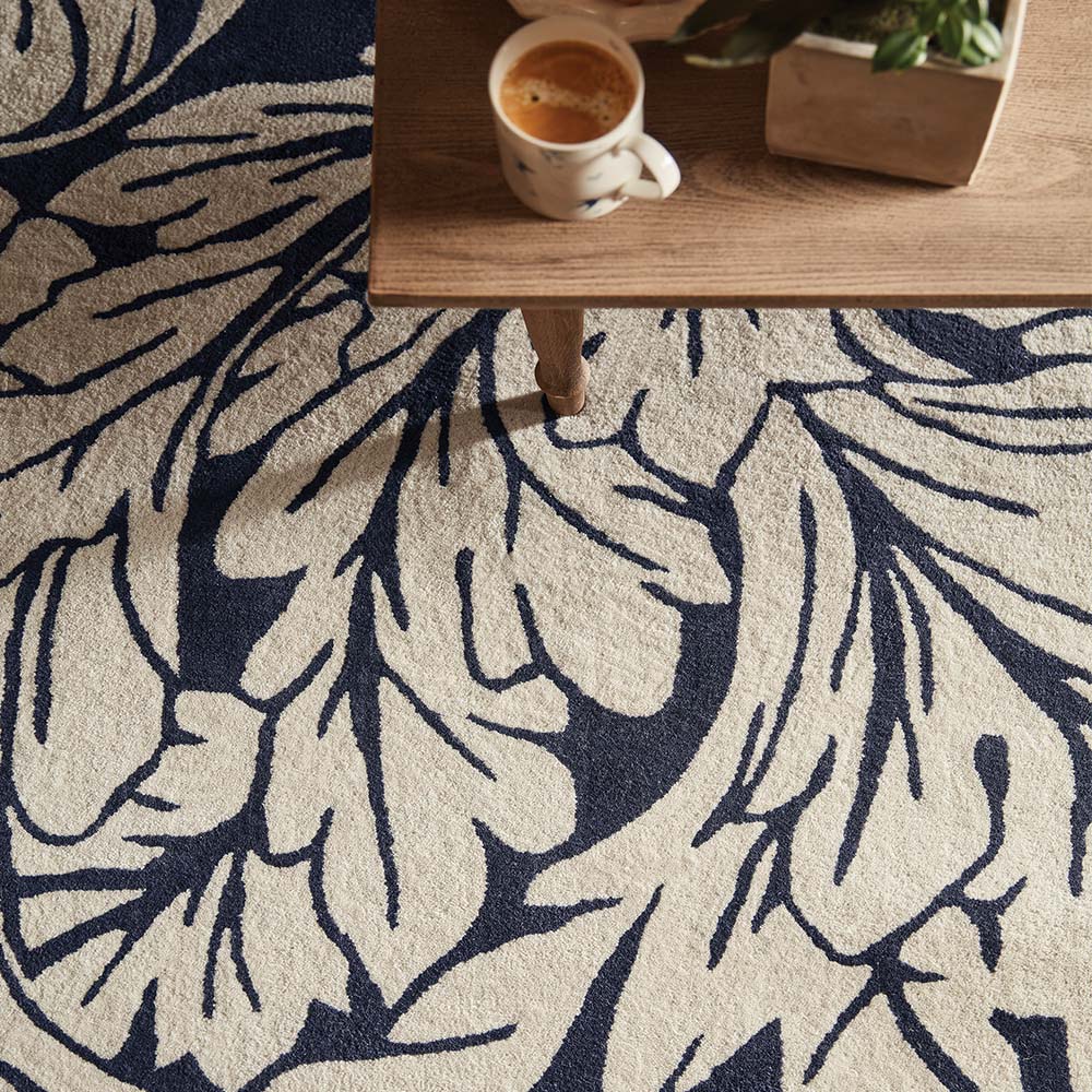 Heritage Floral 2 Rug Navy
