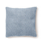 Herringbone Cushion Denim Blue 1