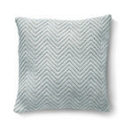 Herringbone Cushion Sky Grey 1