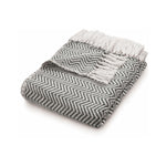 Herringbone Throw Warm Grey 1