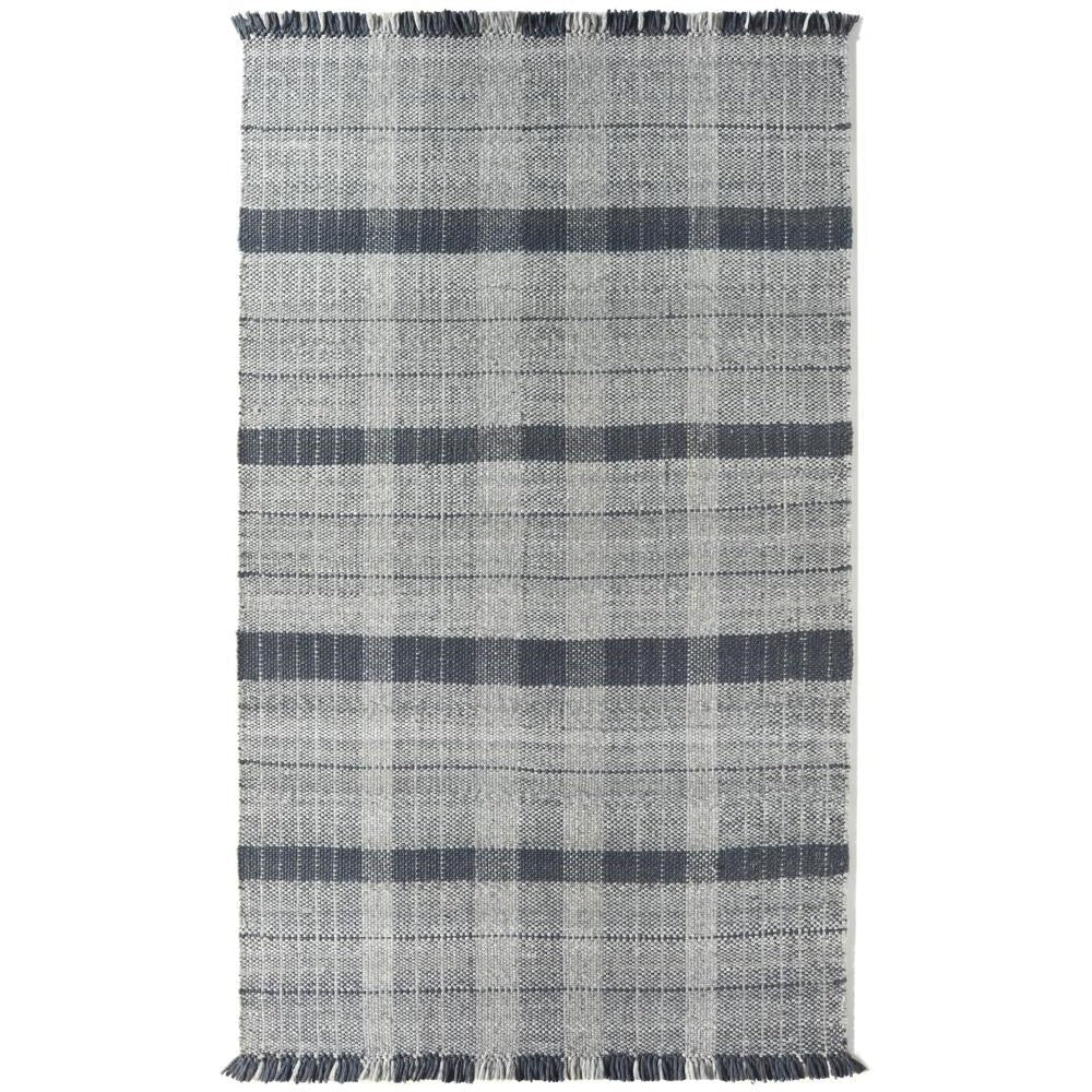 Highland Check Rug Navy