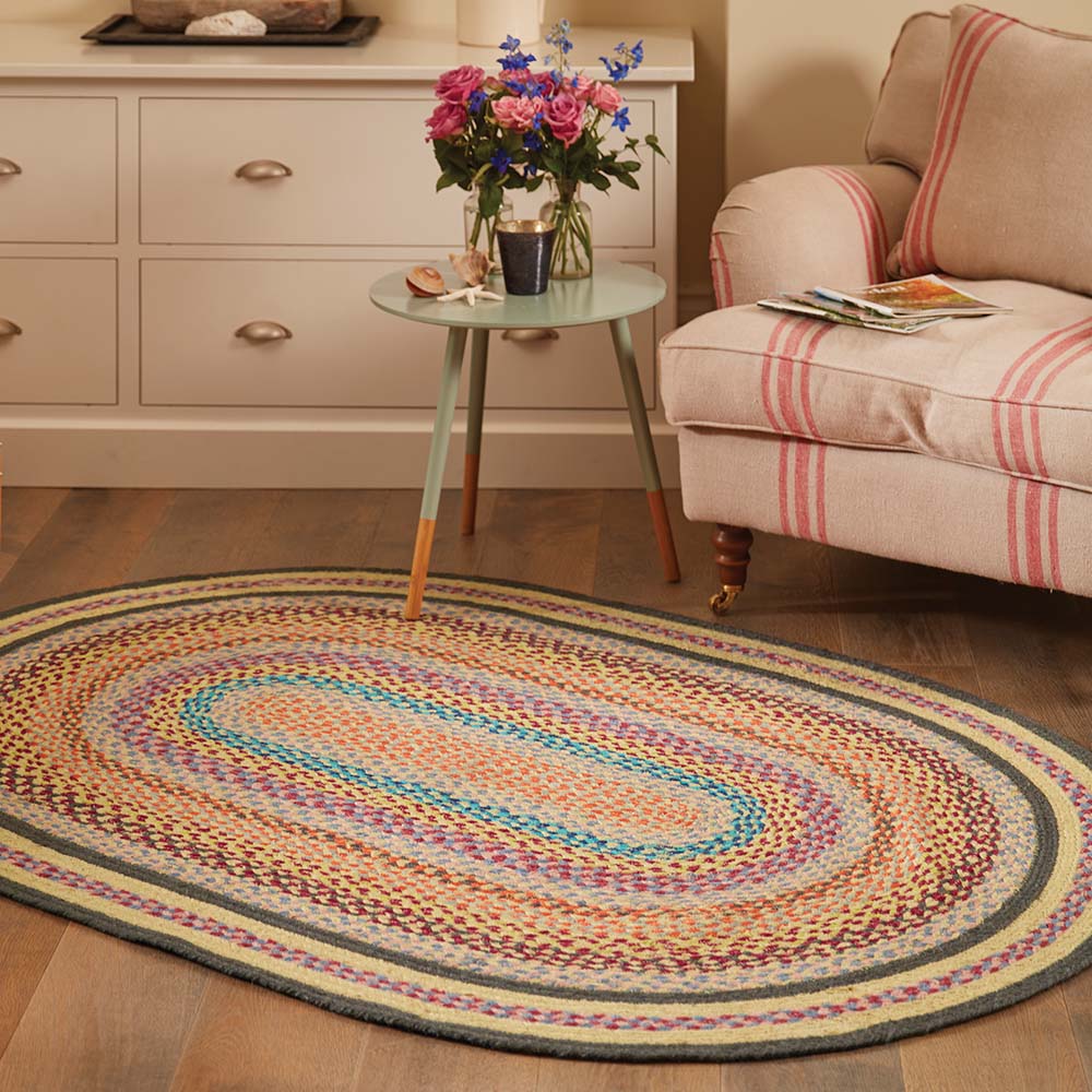 Jute Extra Colourful Multi Rug