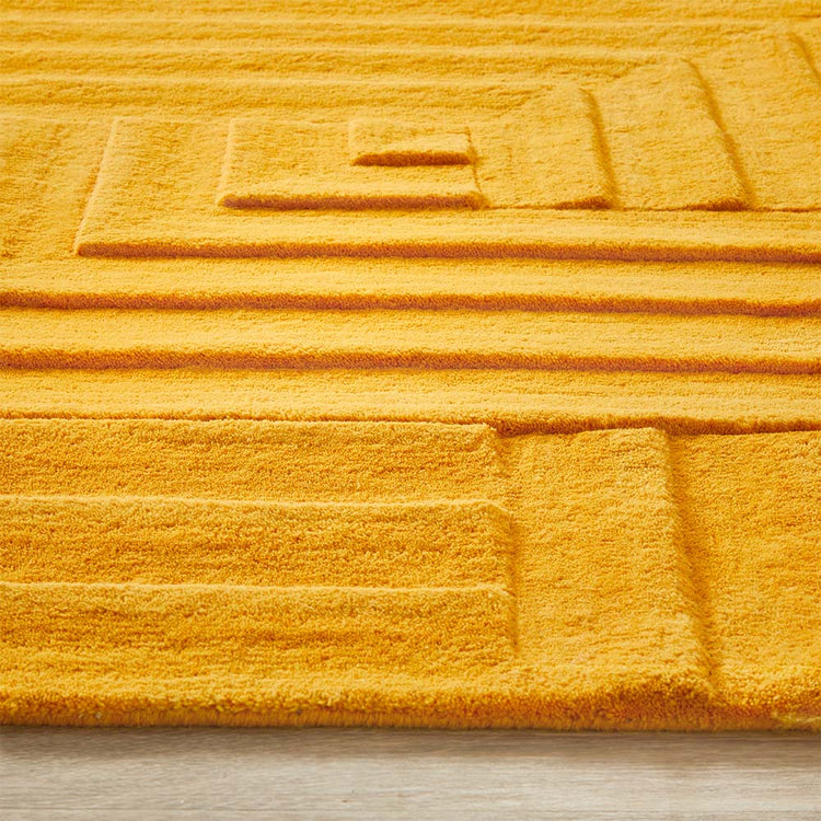 Maze Rug Ochre