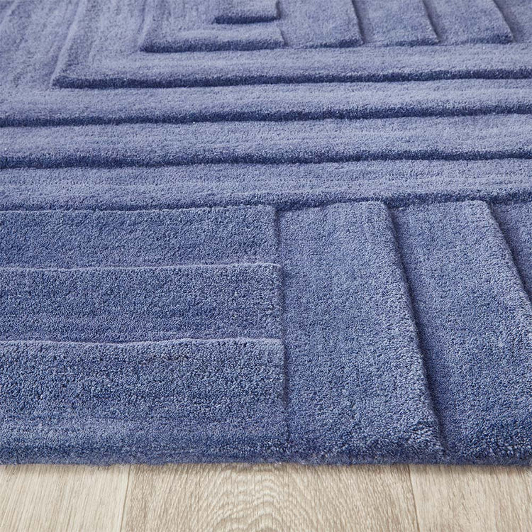 Maze Rug Blue