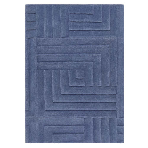 Maze Rug Blue