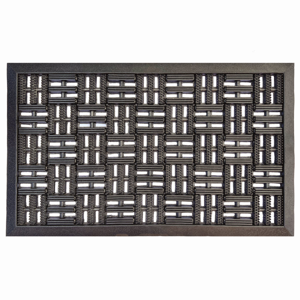 Rubber Cross Hatch Door Mat