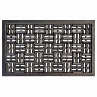 Rubber Cross Hatch Door Mat