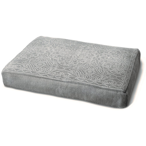 Pet Bed Dot Floral Warm Grey