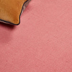 Plain Washable Rug Coral Pink