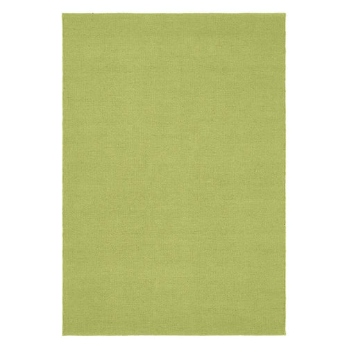 Plain Washable Rug Green