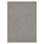 Plain Washable Rug Warm Grey 1