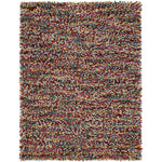 Rocks Shaggy Wool Rug Multi 1