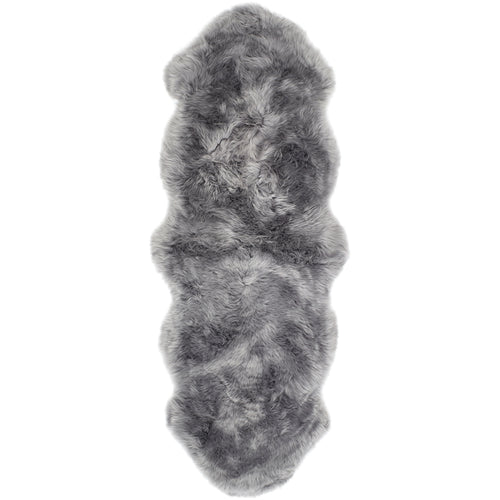 Genuine Sheepskin Rug Grey