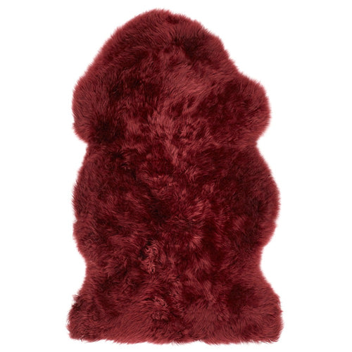 Genuine Sheepskin Rug Berry