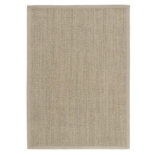 Sisal Rug Light Beige with Sand Border