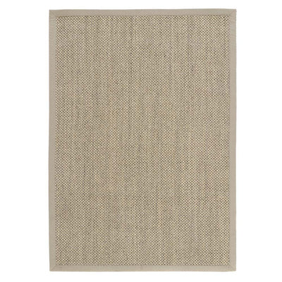 Sisal Rug Light Beige with Sand Border