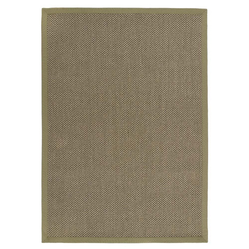 Sisal Rug Green with Sage Green Border