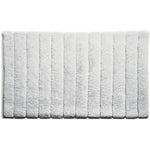 Bamboo Stripe White Bathmat 1