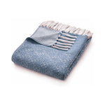 Trellis Throw Denim Blue 1