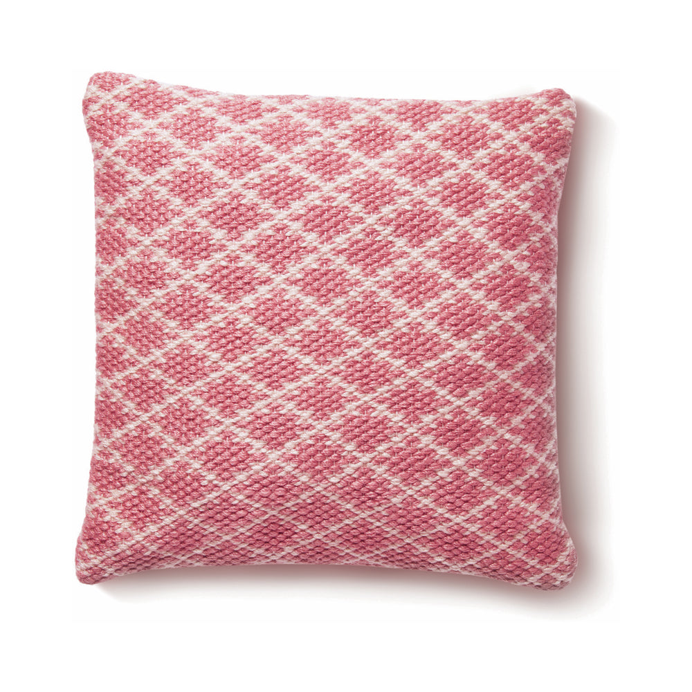 Trellis Cushion Coral Pink