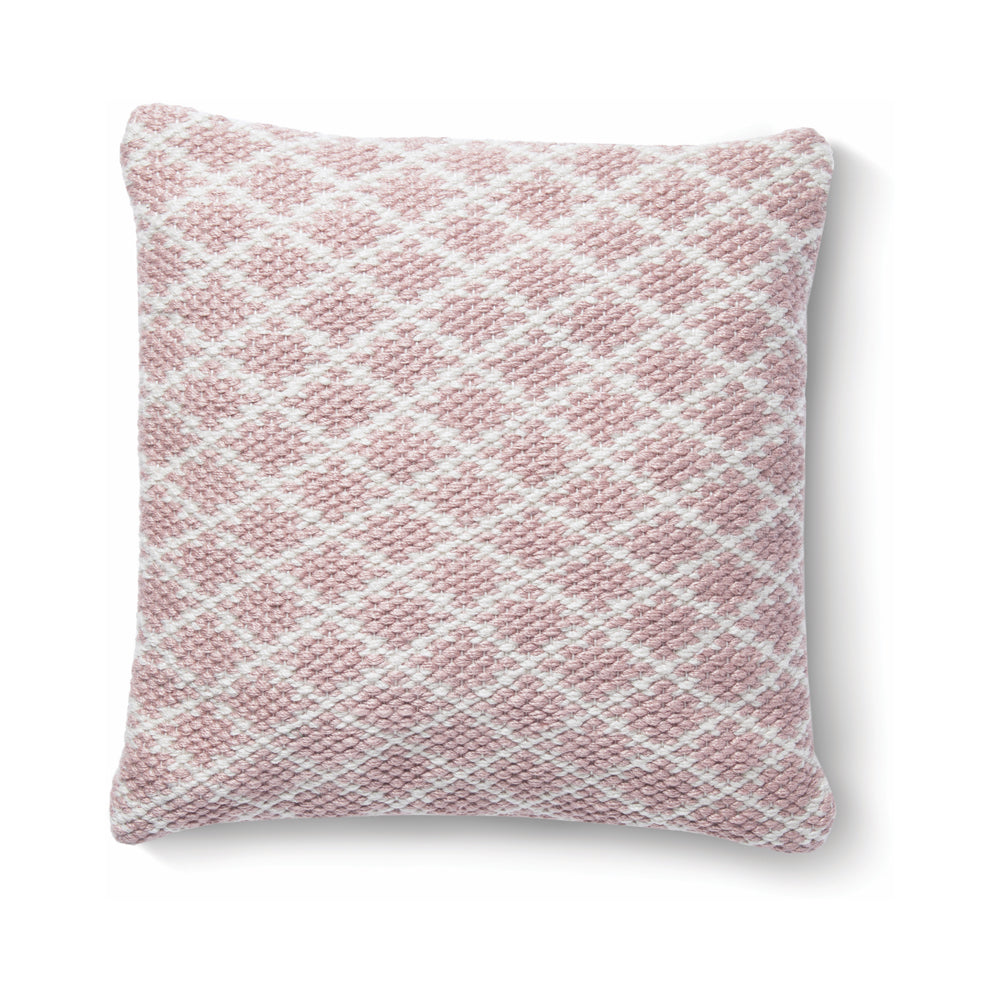 Trellis Cushion Rose - Hug Rug Woven | Hug at Home