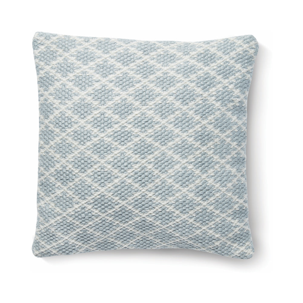 Trellis Cushion Sky Grey