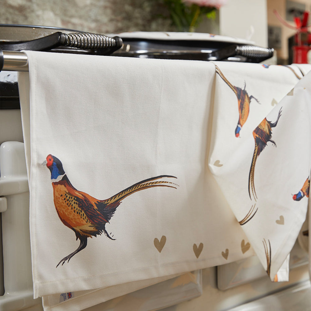 Pheasant - Tea Towel Design 1